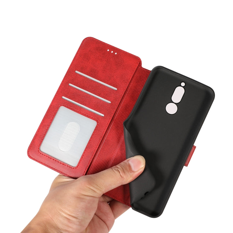 For Huawei Mate 10 Lite / Maimang 6 Calf Texture Magnetic Buckle Horizontal Flip Leather Case with Holder & Card Slots & Wallet & Photo Frame