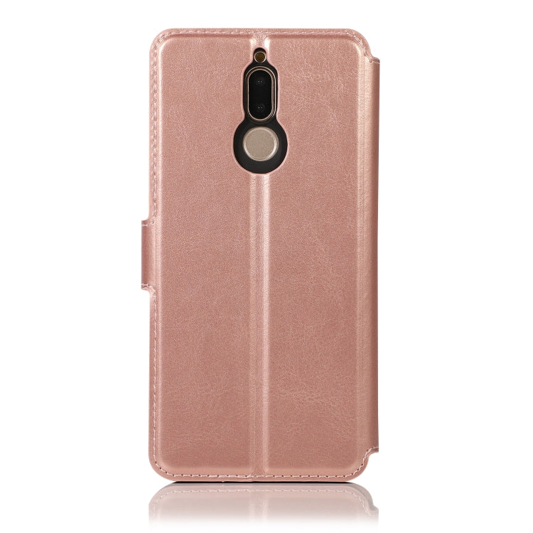 For Huawei Mate 10 Lite / Maimang 6 Calf Texture Magnetic Buckle Horizontal Flip Leather Case with Holder & Card Slots & Wallet & Photo Frame