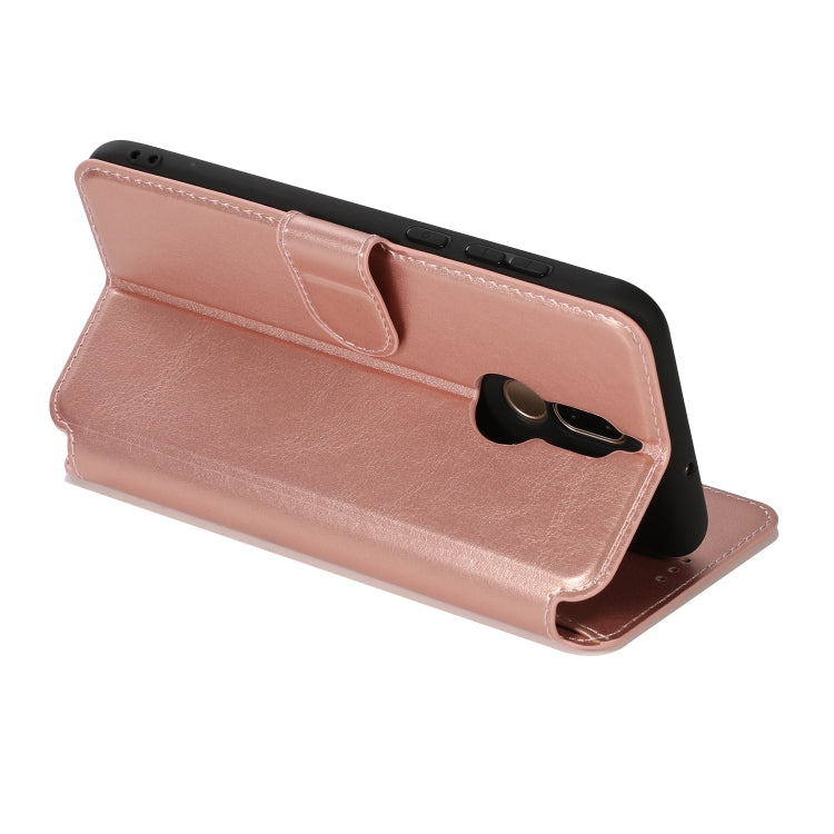 For Huawei Mate 10 Lite / Maimang 6 Calf Texture Magnetic Buckle Horizontal Flip Leather Case with Holder & Card Slots & Wallet & Photo Frame