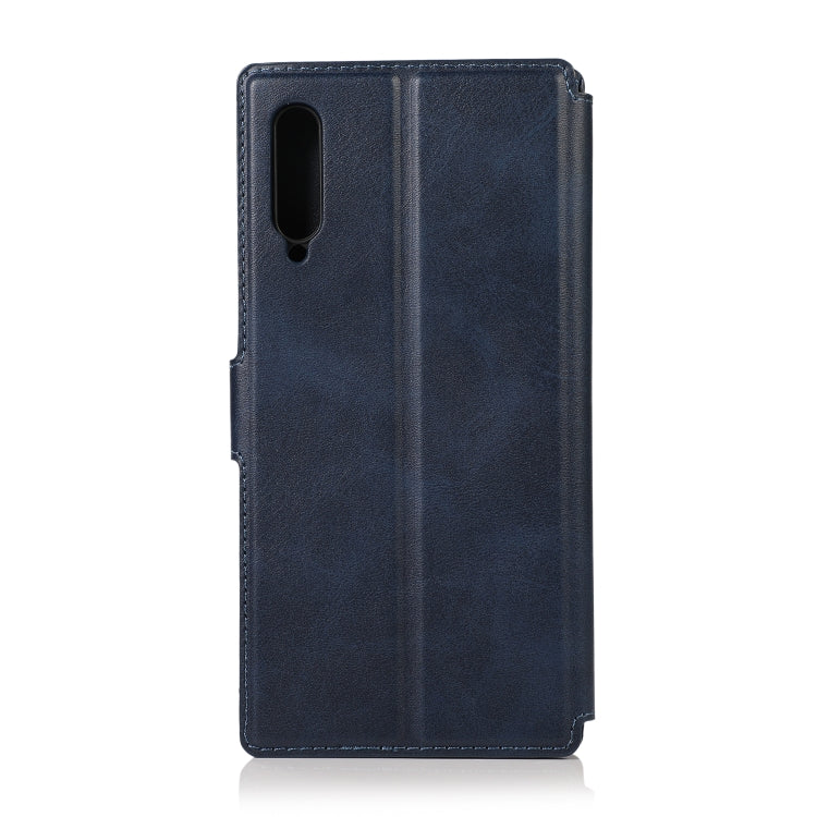 For Huawei Honor 9X Calf Texture Magnetic Buckle Horizontal Flip Leather Case with Holder & Card Slots & Wallet & Photo Frame