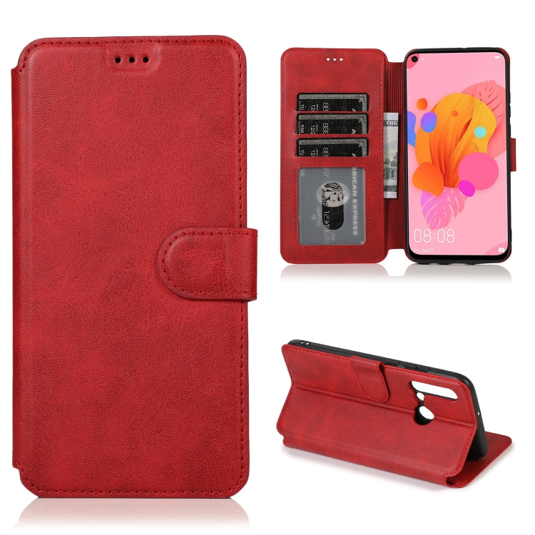 For Huawei Honor 9X Pro Calf Texture Magnetic Buckle Horizontal Flip Leather Case with Holder & Card Slots & Wallet & Photo Frame