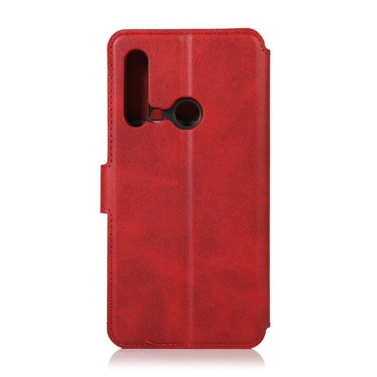 For Huawei Honor 9X Pro Calf Texture Magnetic Buckle Horizontal Flip Leather Case with Holder & Card Slots & Wallet & Photo Frame