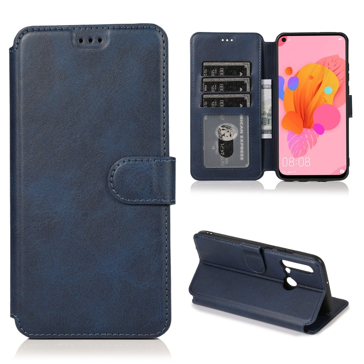 For Huawei Honor 9X Pro Calf Texture Magnetic Buckle Horizontal Flip Leather Case with Holder & Card Slots & Wallet & Photo Frame