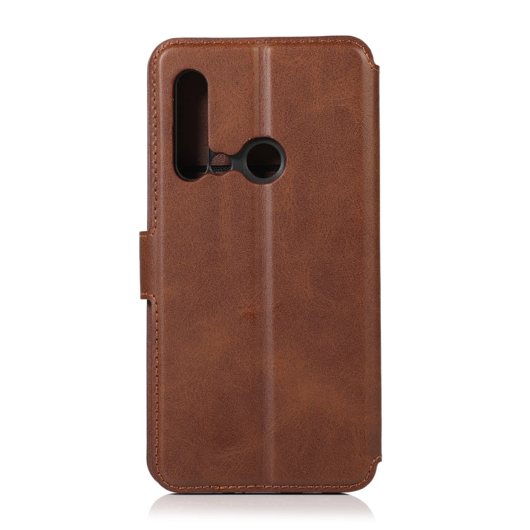 For Huawei Honor 9X Pro Calf Texture Magnetic Buckle Horizontal Flip Leather Case with Holder & Card Slots & Wallet & Photo Frame