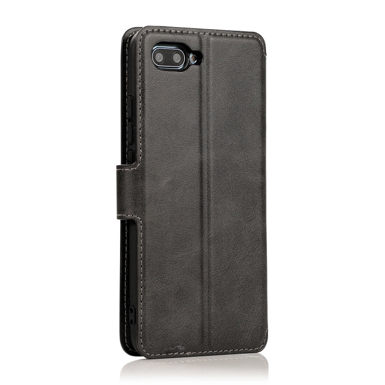 For Huawei Honor 10 Calf Texture Magnetic Buckle Horizontal Flip Leather Case with Holder & Card Slots & Wallet & Photo Frame