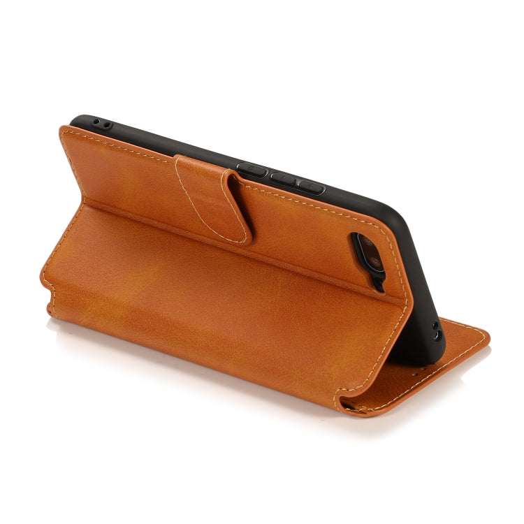 For Huawei Honor 10 Calf Texture Magnetic Buckle Horizontal Flip Leather Case with Holder & Card Slots & Wallet & Photo Frame