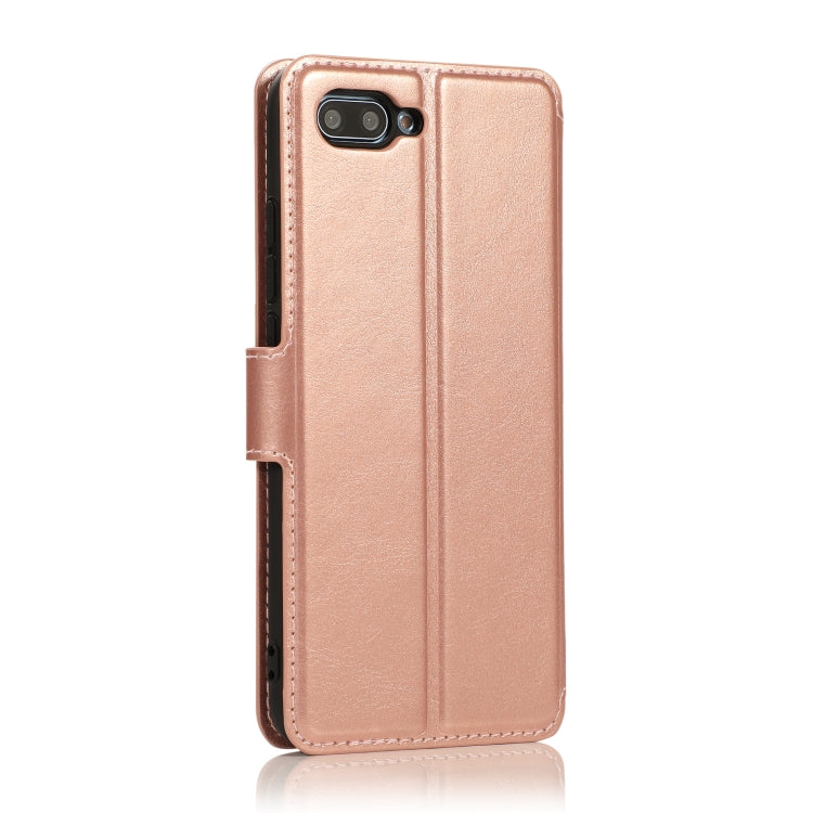 For Huawei Honor 10 Calf Texture Magnetic Buckle Horizontal Flip Leather Case with Holder & Card Slots & Wallet & Photo Frame