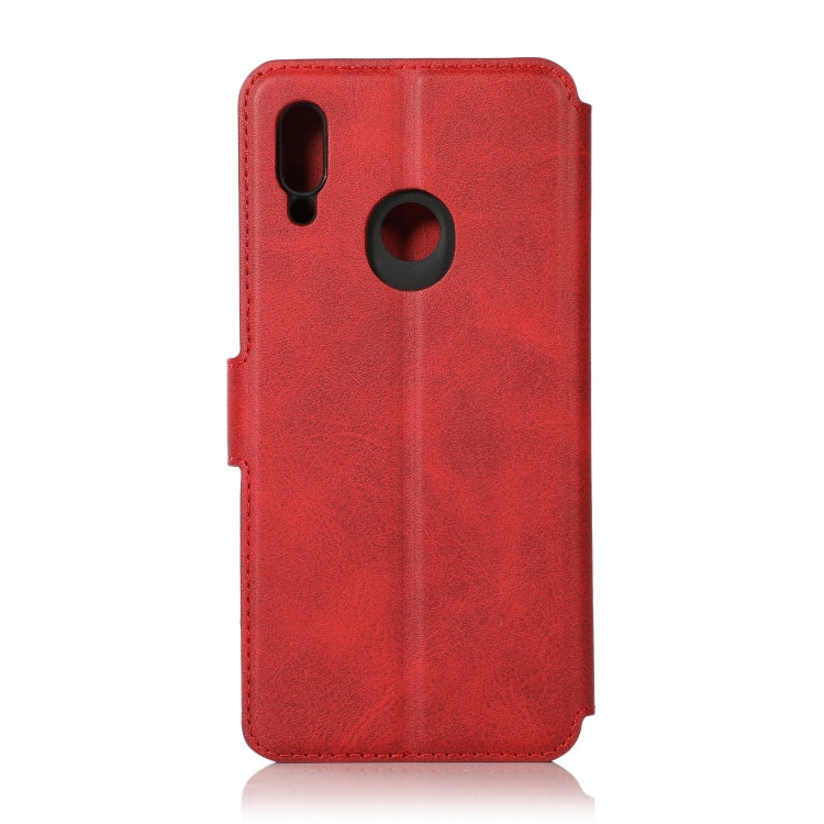 For Huawei Honor 10 Lite Calf Texture Magnetic Buckle Horizontal Flip Leather Case with Holder & Card Slots & Wallet & Photo Frame