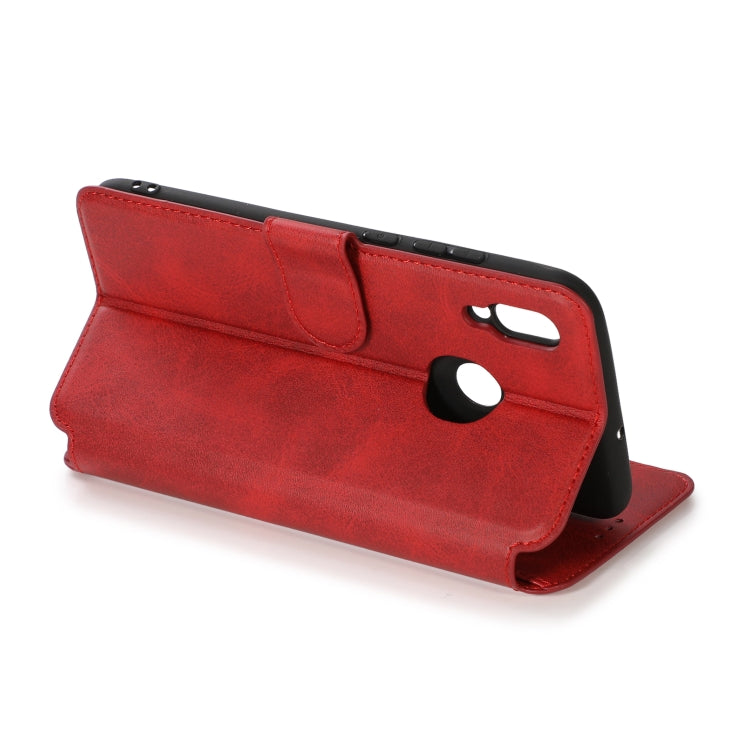 For Huawei Honor 10 Lite Calf Texture Magnetic Buckle Horizontal Flip Leather Case with Holder & Card Slots & Wallet & Photo Frame