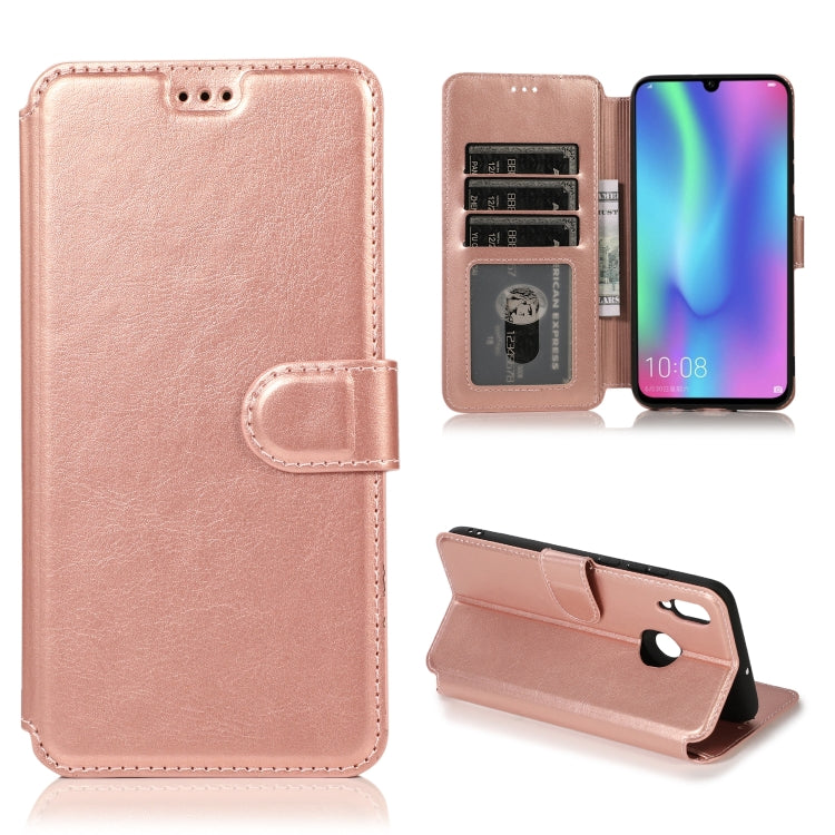 For Huawei Honor 10 Lite Calf Texture Magnetic Buckle Horizontal Flip Leather Case with Holder & Card Slots & Wallet & Photo Frame