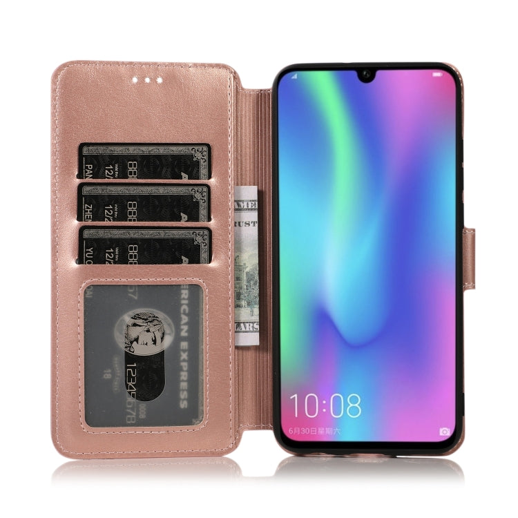 For Huawei Honor 10 Lite Calf Texture Magnetic Buckle Horizontal Flip Leather Case with Holder & Card Slots & Wallet & Photo Frame