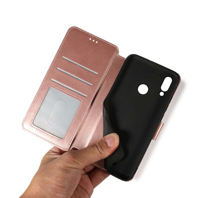 For Huawei Honor 10 Lite Calf Texture Magnetic Buckle Horizontal Flip Leather Case with Holder & Card Slots & Wallet & Photo Frame