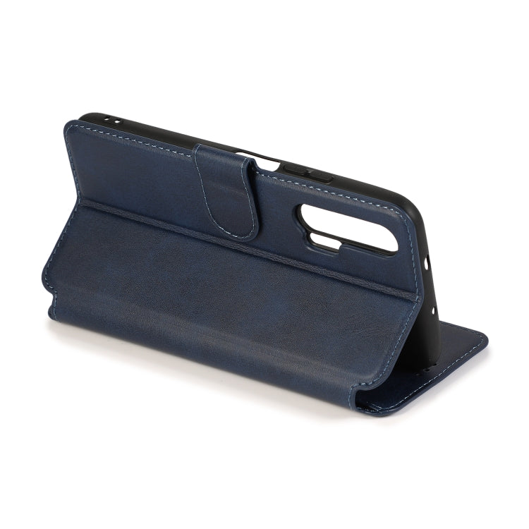 For Huawei Honor 20 Pro Calf Texture Magnetic Buckle Horizontal Flip Leather Case with Holder & Card Slots & Wallet & Photo Frame