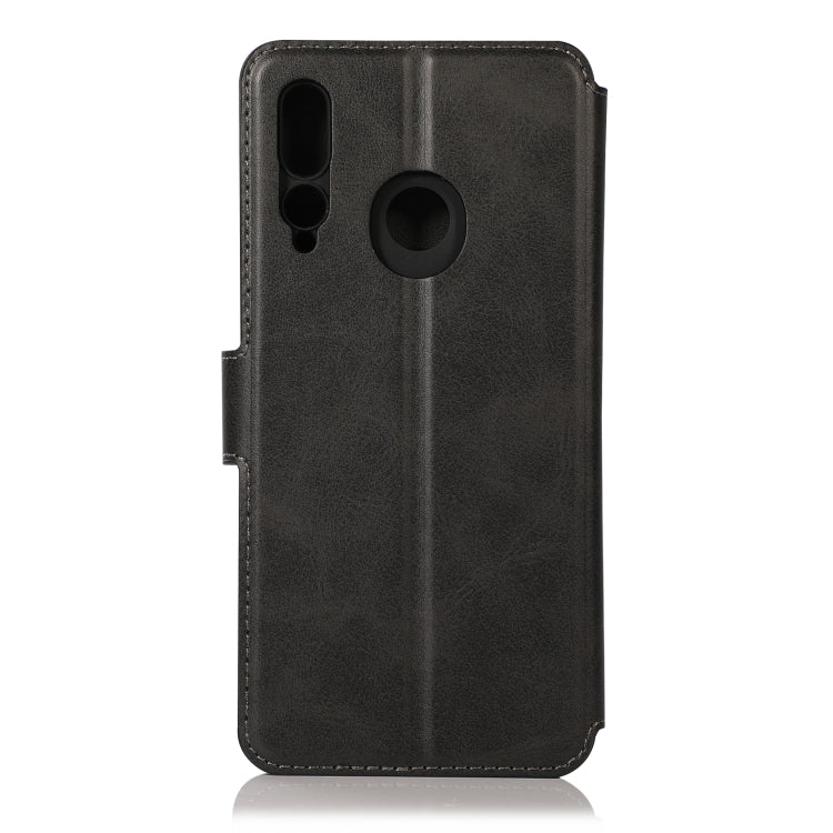 For Huawei Enjoy 9s Calf Texture Magnetic Buckle Horizontal Flip Leather Case with Holder & Card Slots & Wallet & Photo Frame