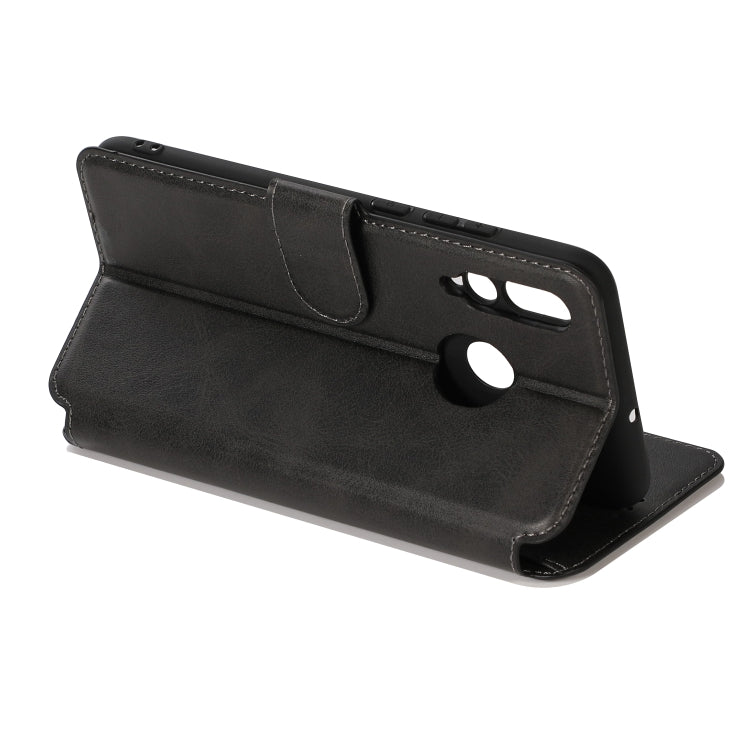 For Huawei Enjoy 9s Calf Texture Magnetic Buckle Horizontal Flip Leather Case with Holder & Card Slots & Wallet & Photo Frame