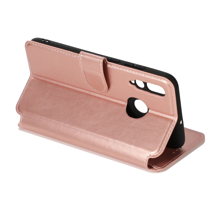 For Huawei Enjoy 9s Calf Texture Magnetic Buckle Horizontal Flip Leather Case with Holder & Card Slots & Wallet & Photo Frame