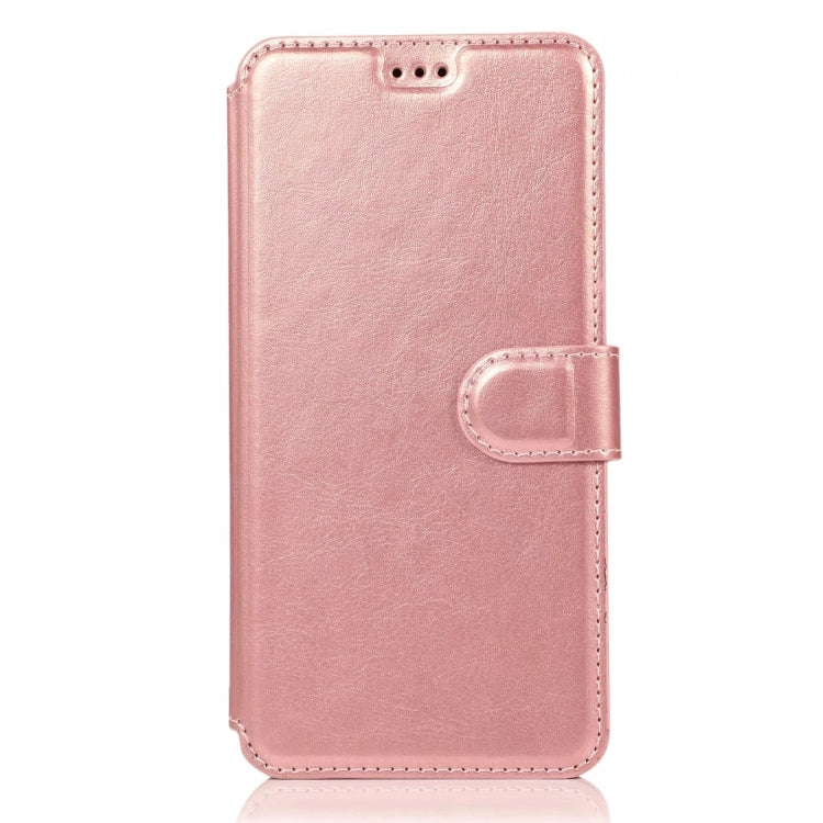 For Xiaomi Redmi Note 8 Pro Calf Texture Magnetic Buckle Horizontal Flip Leather Case with Holder & Card Slots & Wallet & Photo Frame
