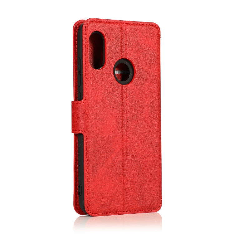 For Xiaomi Redmi 6 Pro Calf Texture Magnetic Buckle Horizontal Flip Leather Case with Holder & Card Slots & Wallet & Photo Frame