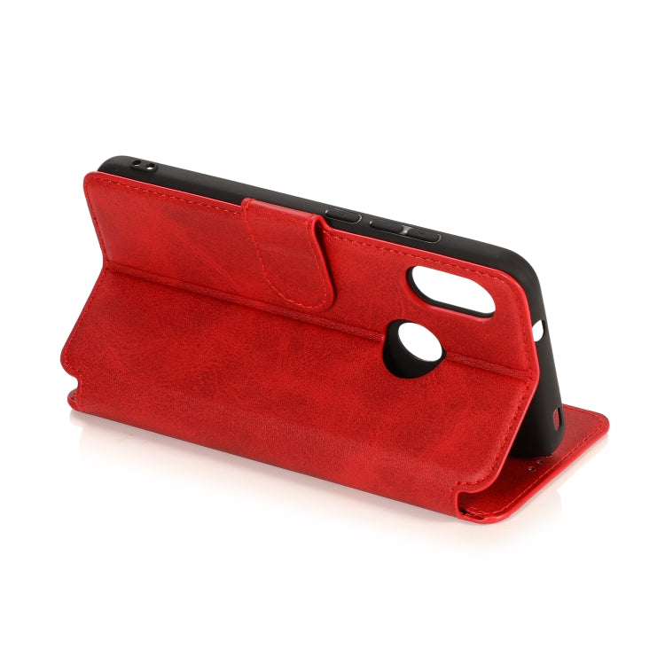For Xiaomi Redmi 6 Pro Calf Texture Magnetic Buckle Horizontal Flip Leather Case with Holder & Card Slots & Wallet & Photo Frame