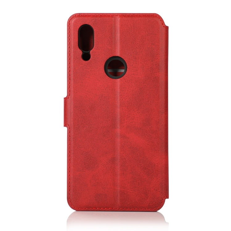 For Xiaomi Redmi 7 Calf Texture Magnetic Buckle Horizontal Flip Leather Case with Holder & Card Slots & Wallet & Photo Frame