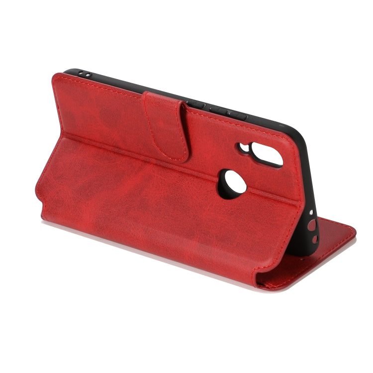 For Xiaomi Redmi 7 Calf Texture Magnetic Buckle Horizontal Flip Leather Case with Holder & Card Slots & Wallet & Photo Frame
