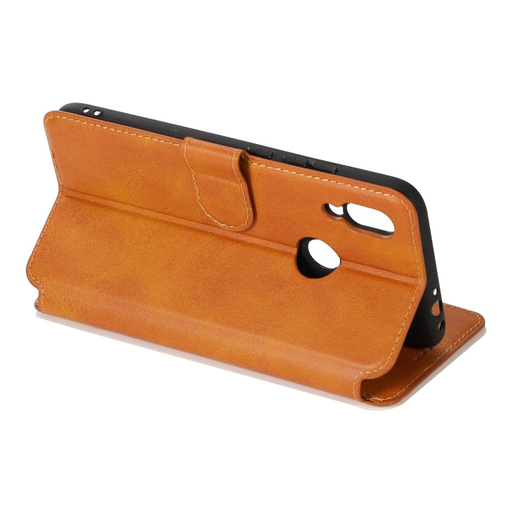 For Xiaomi Redmi 7 Calf Texture Magnetic Buckle Horizontal Flip Leather Case with Holder & Card Slots & Wallet & Photo Frame