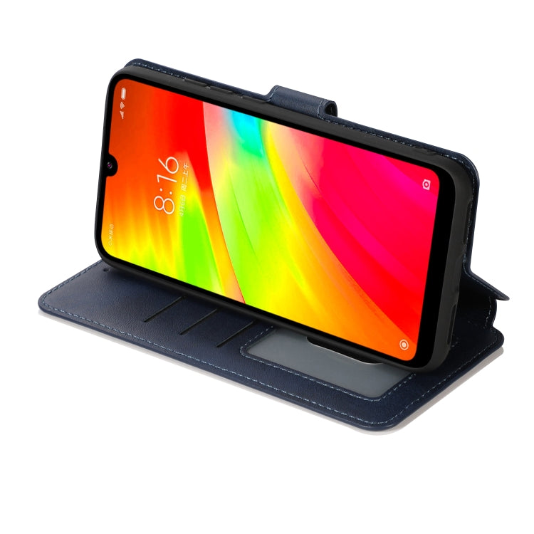 For Xiaomi Redmi 7 Calf Texture Magnetic Buckle Horizontal Flip Leather Case with Holder & Card Slots & Wallet & Photo Frame