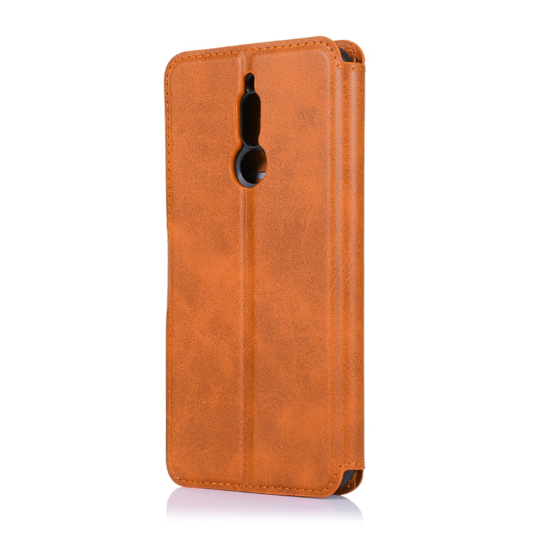 For Xiaomi Redmi 8 Calf Texture Magnetic Buckle Horizontal Flip Leather Case with Holder & Card Slots & Wallet & Photo Frame