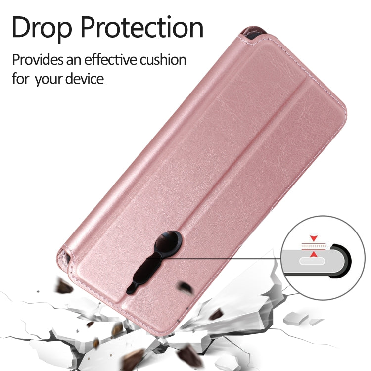 For Xiaomi Redmi 8 Calf Texture Magnetic Buckle Horizontal Flip Leather Case with Holder & Card Slots & Wallet & Photo Frame