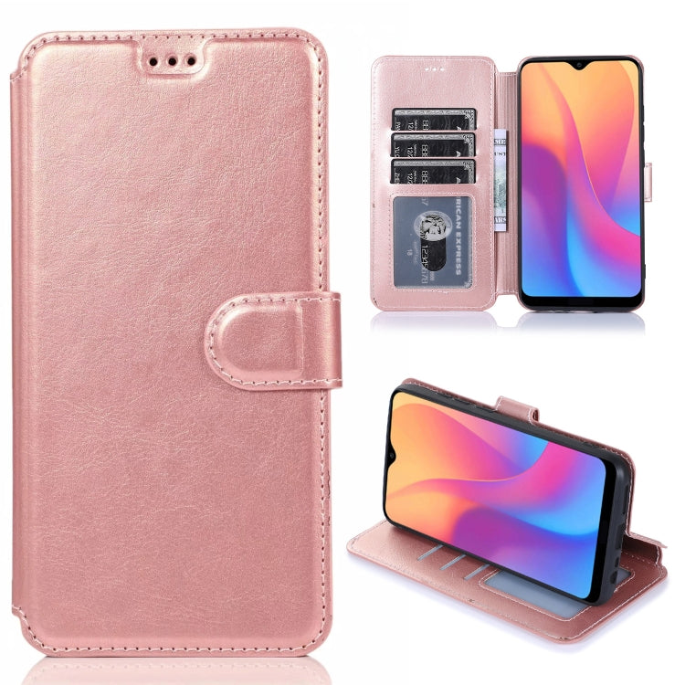 For Xiaomi Redmi 8A Calf Texture Magnetic Buckle Horizontal Flip Leather Case with Holder & Card Slots & Wallet & Photo Frame