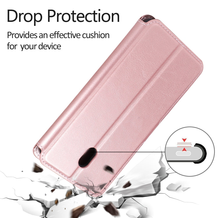 For Xiaomi Redmi 8A Calf Texture Magnetic Buckle Horizontal Flip Leather Case with Holder & Card Slots & Wallet & Photo Frame
