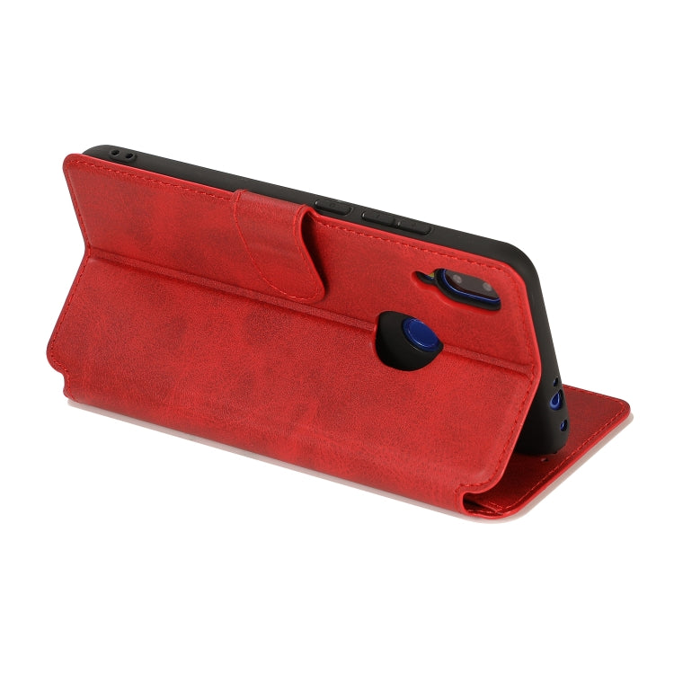 For Xiaomi Redmi Note 7 Calf Texture Magnetic Buckle Horizontal Flip Leather Case with Holder & Card Slots & Wallet & Photo Frame