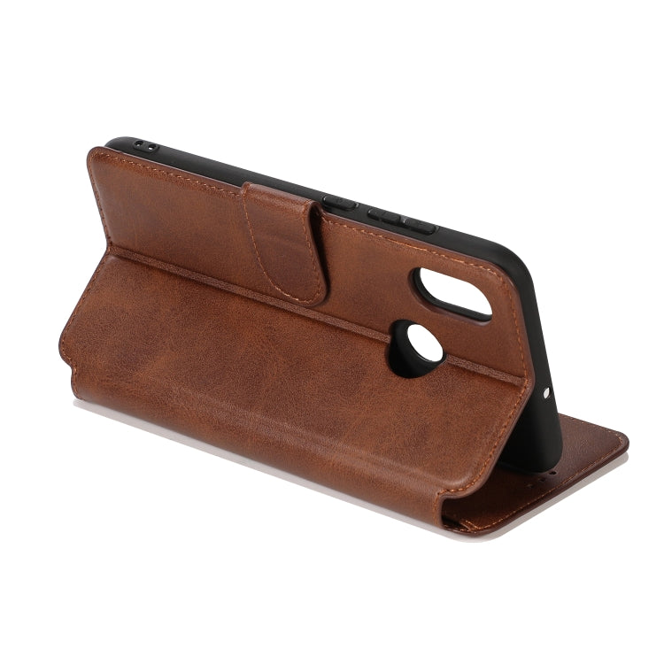 For Xiaomi Mi 8 Calf Texture Magnetic Buckle Horizontal Flip Leather Case with Holder & Card Slots & Wallet & Photo Frame