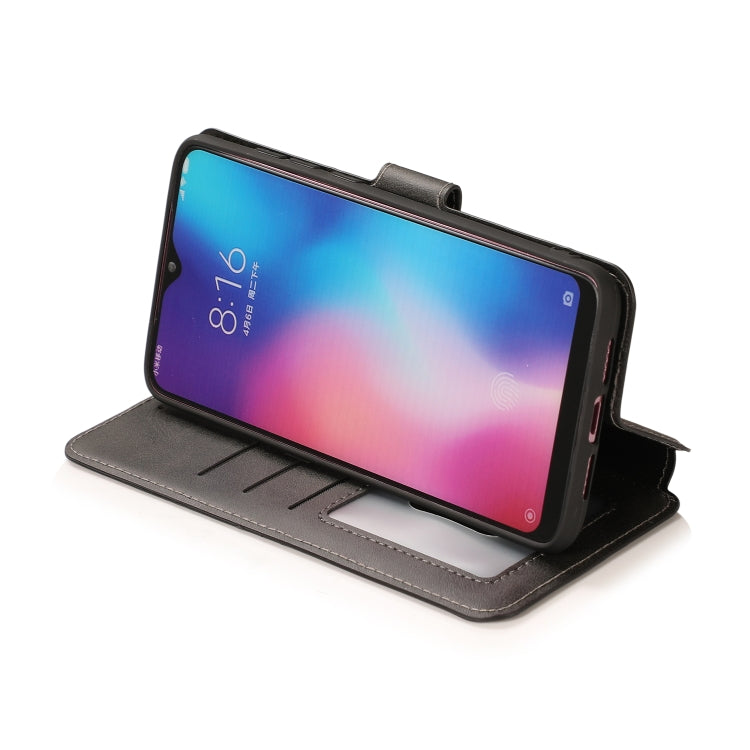 For Xiaomi Mi 9 Calf Texture Magnetic Buckle Horizontal Flip Leather Case with Holder & Card Slots & Wallet & Photo Frame