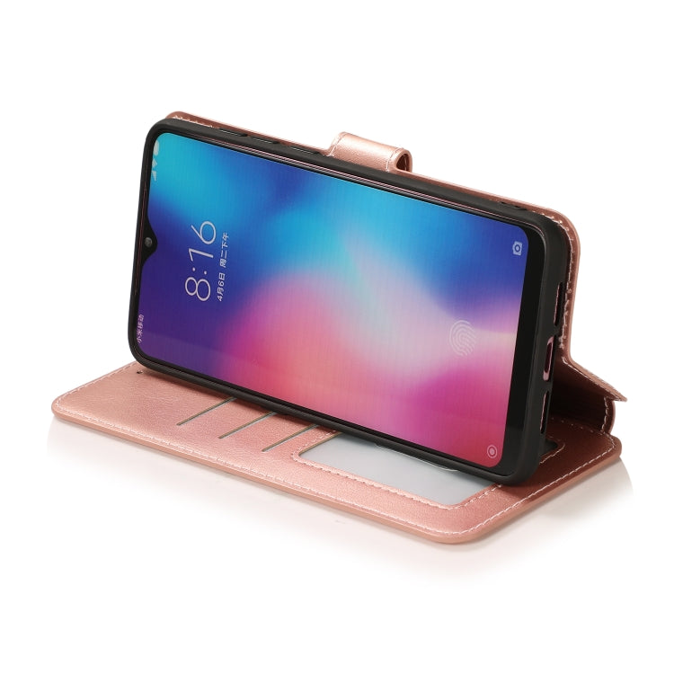 For Xiaomi Mi 9 Calf Texture Magnetic Buckle Horizontal Flip Leather Case with Holder & Card Slots & Wallet & Photo Frame