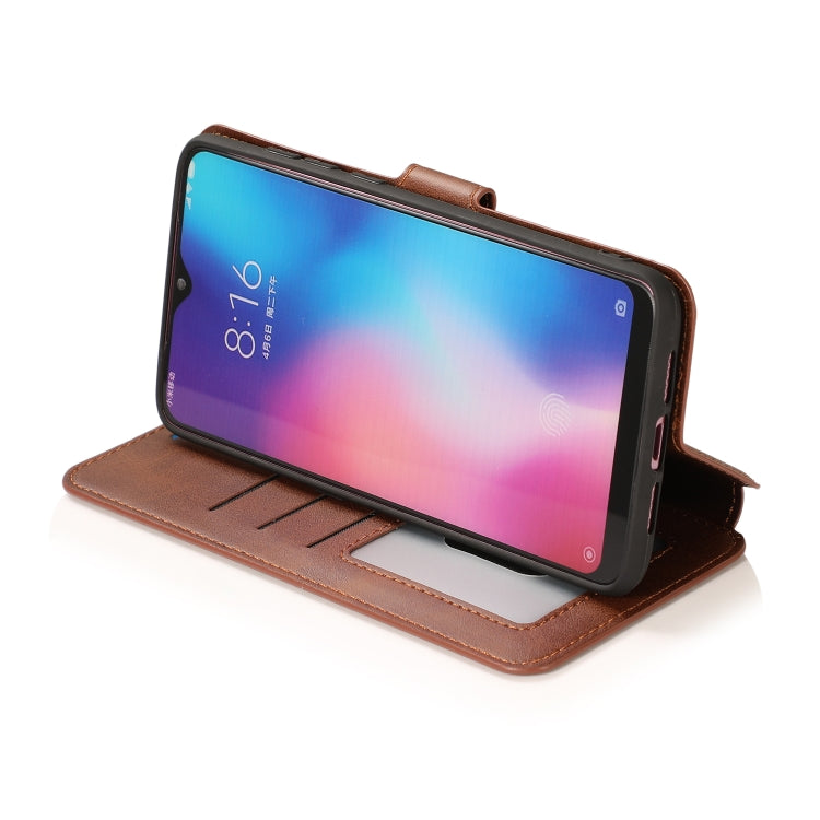 For Xiaomi Mi 9 Calf Texture Magnetic Buckle Horizontal Flip Leather Case with Holder & Card Slots & Wallet & Photo Frame
