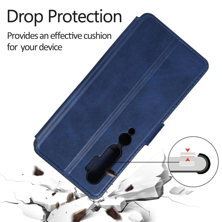 For Xiaomi Mi CC9 Pro Calf Texture Magnetic Buckle Horizontal Flip Leather Case with Holder & Card Slots & Wallet & Photo Frame