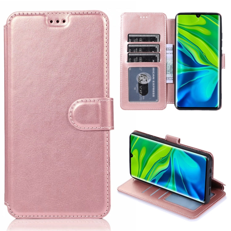 For Xiaomi Mi CC9 Pro Calf Texture Magnetic Buckle Horizontal Flip Leather Case with Holder & Card Slots & Wallet & Photo Frame
