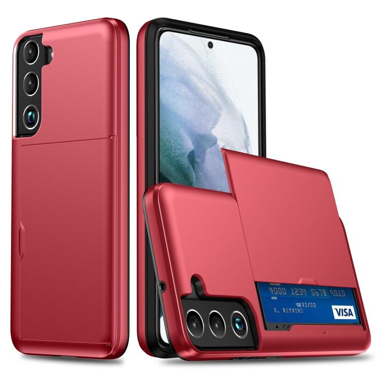 For Samsung Galaxy S25+ 5G Shockproof Armor Phone Case with Card Slot