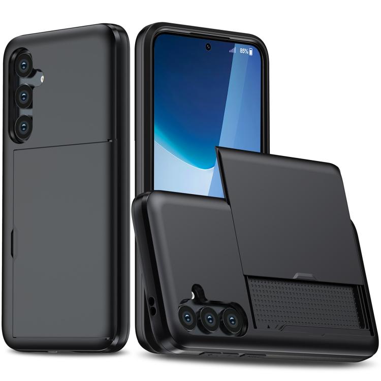 For Samsung Galaxy S25 FE 5G Shockproof Armor Phone Case with Card Slot