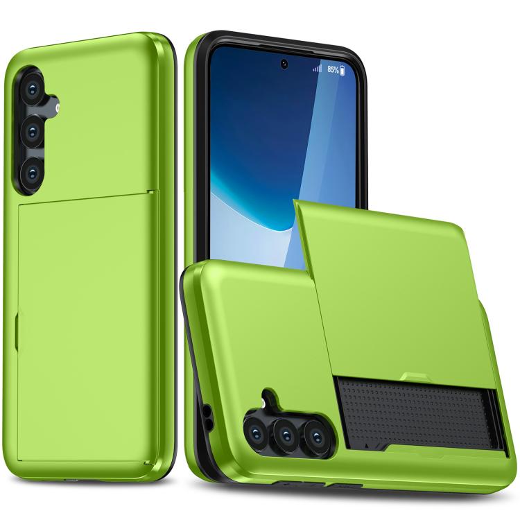 For Samsung Galaxy S25 FE 5G Shockproof Armor Phone Case with Card Slot