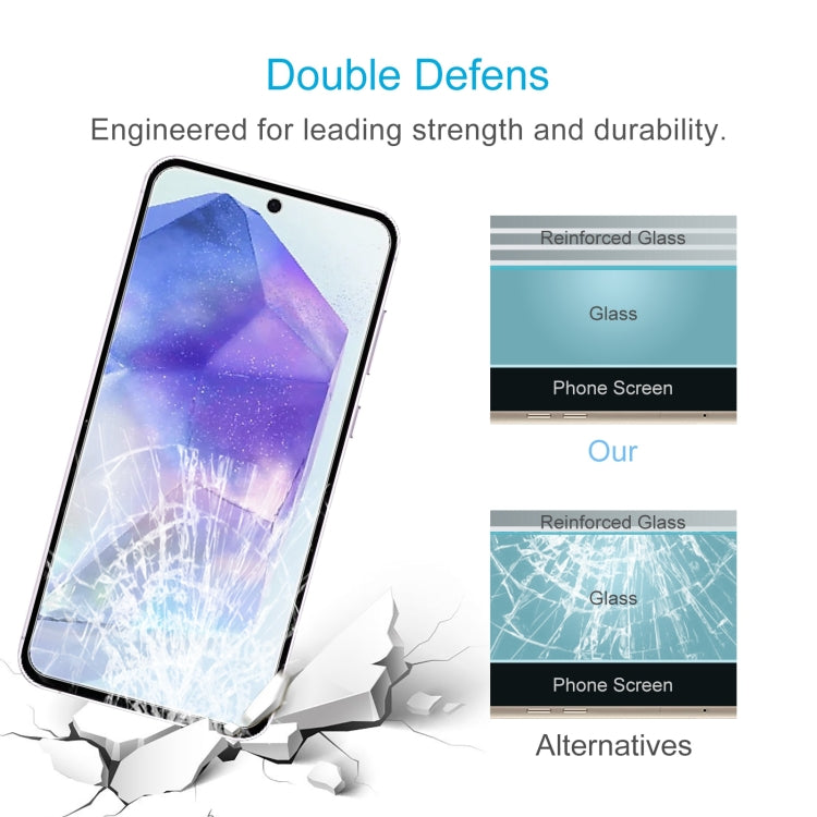 For Samsung Galaxy Quantum 5 50pcs 0.18mm 9H 2.5D Tempered Glass Film