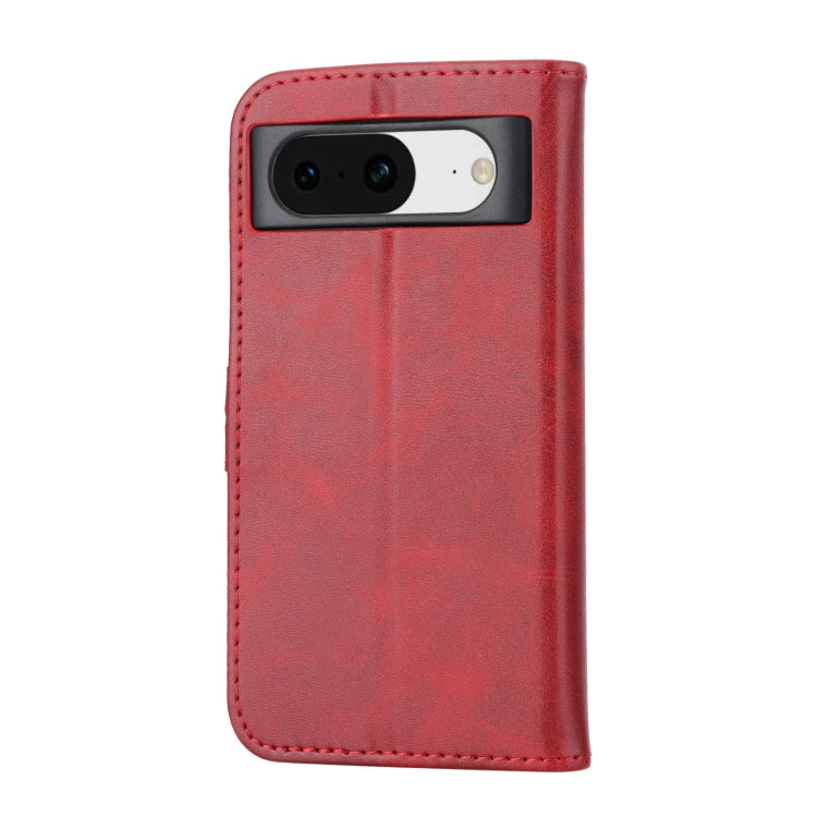 For Google Pixel 8a Embossed Happy Cat Pattern Flip Leather Phone Case