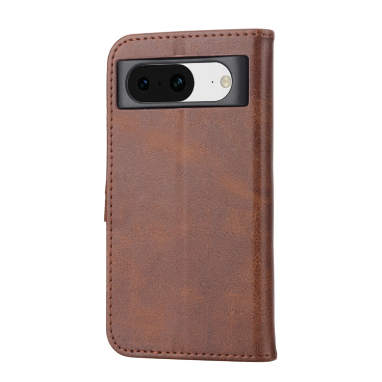 For Google Pixel 8a Embossed Happy Cat Pattern Flip Leather Phone Case