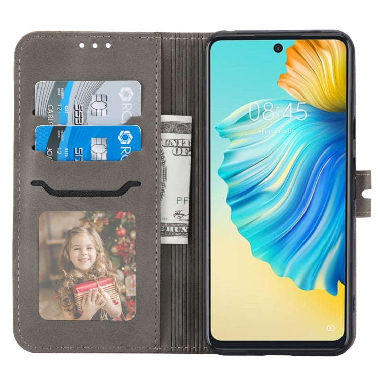 For Google Pixel 8a Embossed Happy Cat Pattern Flip Leather Phone Case