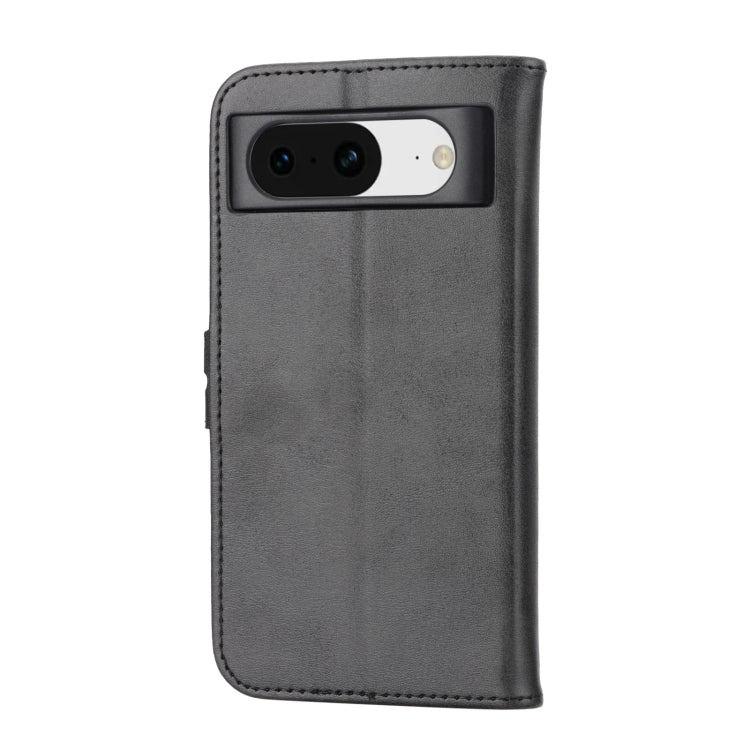 For Google Pixel 8a Embossed Happy Cat Pattern Flip Leather Phone Case
