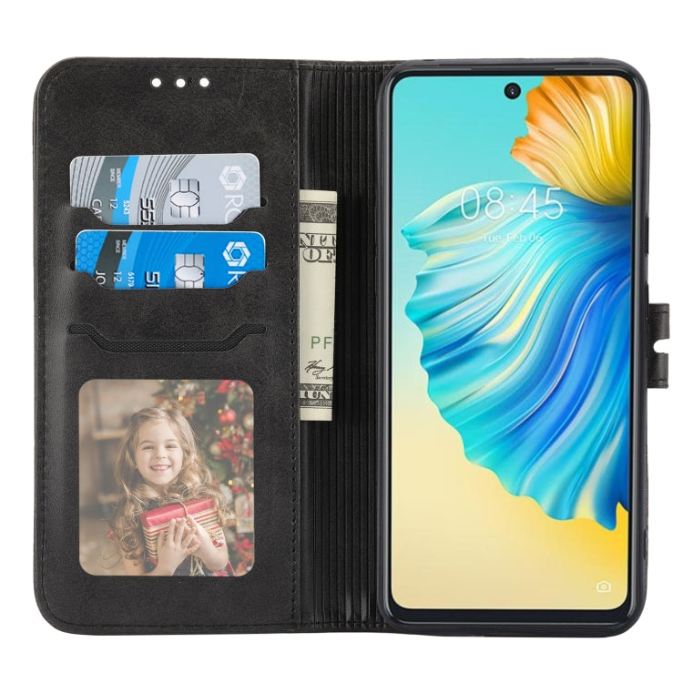 For Google Pixel 8a Embossed Happy Cat Pattern Flip Leather Phone Case