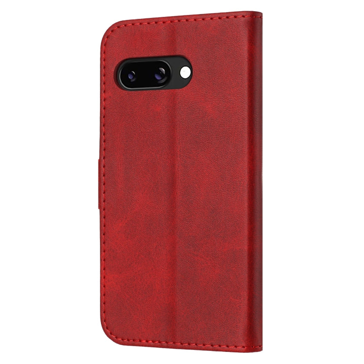 For Google Pixel 9a Embossed Happy Cat Pattern Flip Leather Phone Case