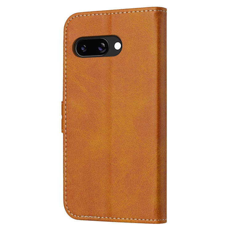 For Google Pixel 9a Embossed Happy Cat Pattern Flip Leather Phone Case