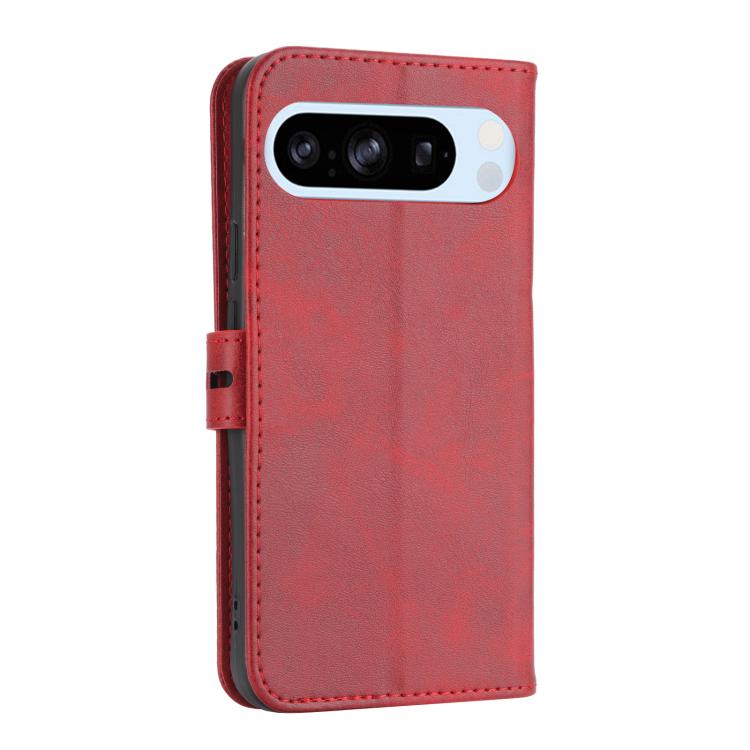 For Google Pixel 10 Pro XL Embossed Happy Cat Pattern Flip Leather Phone Case